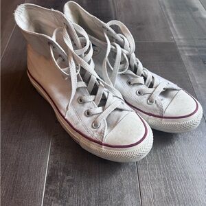 Converse White High-Top Sneakers
